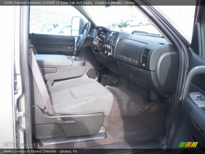 Graystone Metallic / Ebony 2008 Chevrolet Silverado 3500HD LT Crew Cab 4x4 Dually