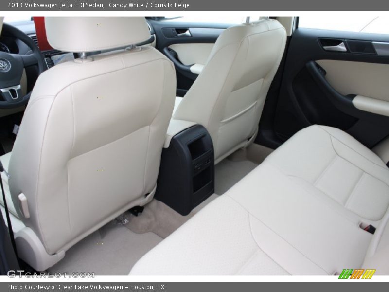 Candy White / Cornsilk Beige 2013 Volkswagen Jetta TDI Sedan