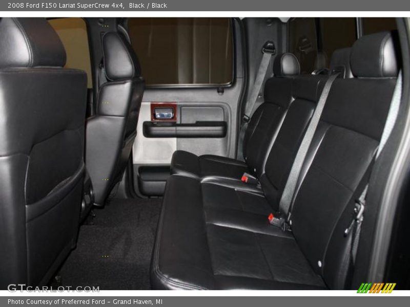 Black / Black 2008 Ford F150 Lariat SuperCrew 4x4
