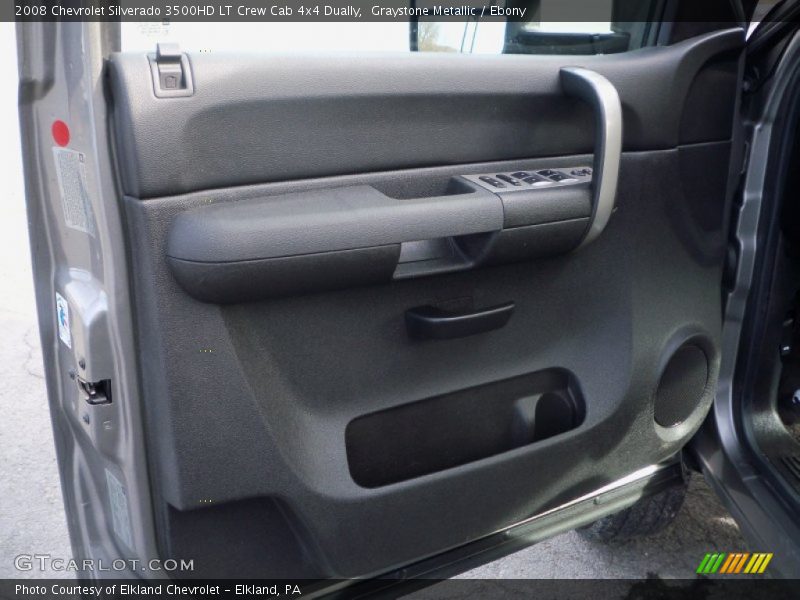 Graystone Metallic / Ebony 2008 Chevrolet Silverado 3500HD LT Crew Cab 4x4 Dually