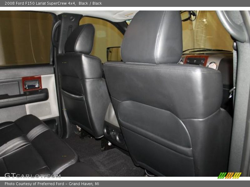 Black / Black 2008 Ford F150 Lariat SuperCrew 4x4