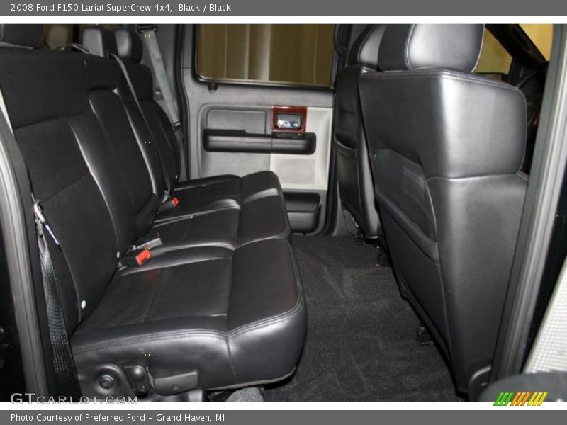 Black / Black 2008 Ford F150 Lariat SuperCrew 4x4