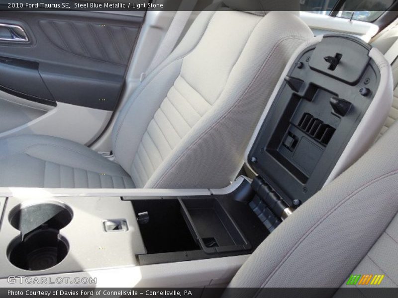 Steel Blue Metallic / Light Stone 2010 Ford Taurus SE