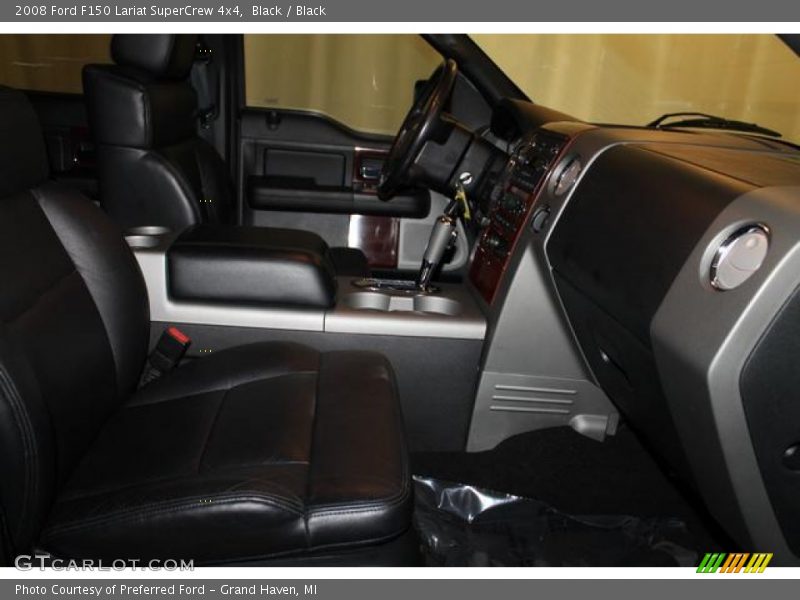 Black / Black 2008 Ford F150 Lariat SuperCrew 4x4