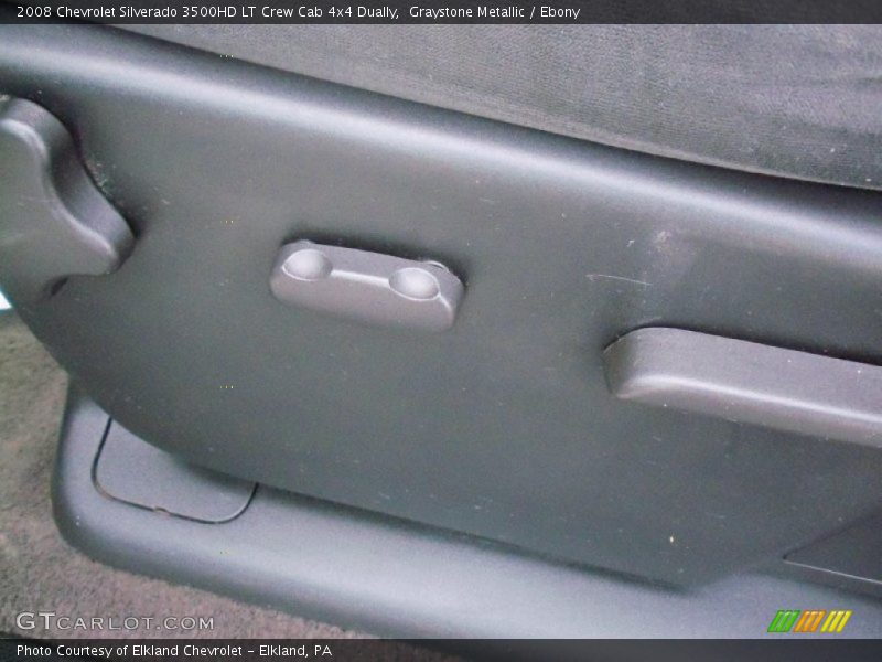 Graystone Metallic / Ebony 2008 Chevrolet Silverado 3500HD LT Crew Cab 4x4 Dually