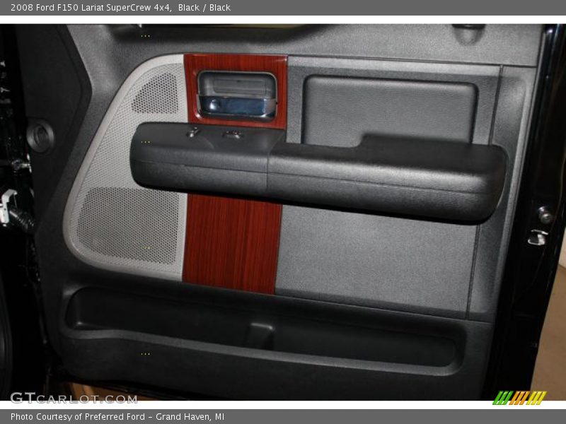 Black / Black 2008 Ford F150 Lariat SuperCrew 4x4
