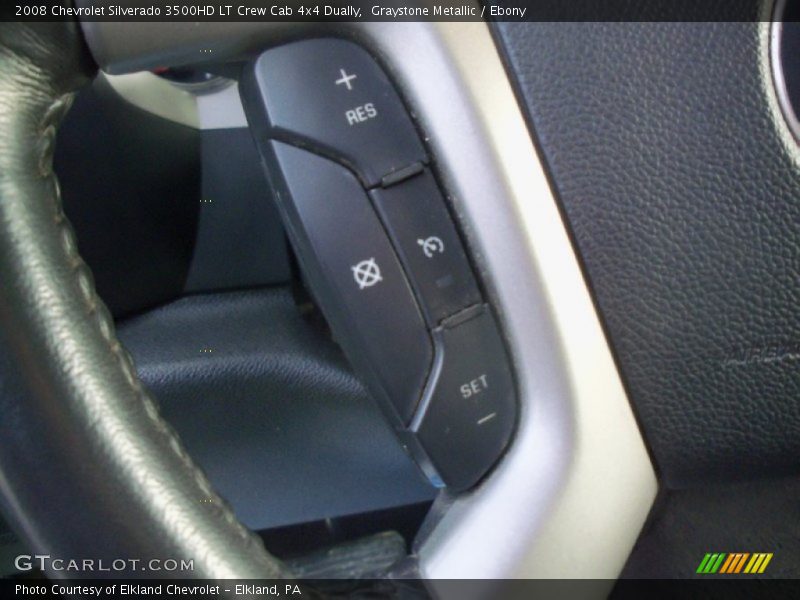 Graystone Metallic / Ebony 2008 Chevrolet Silverado 3500HD LT Crew Cab 4x4 Dually