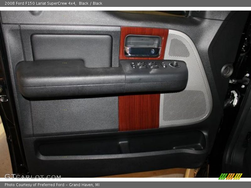 Black / Black 2008 Ford F150 Lariat SuperCrew 4x4