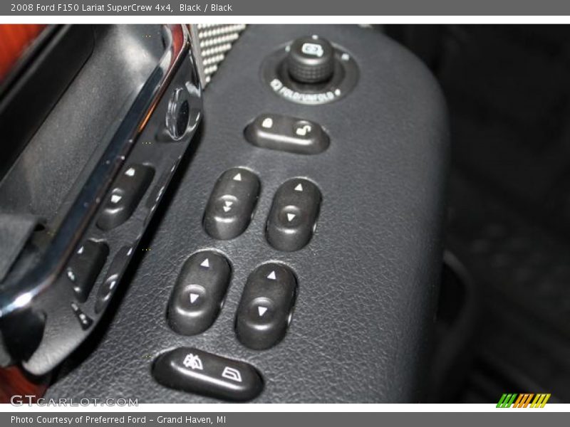 Black / Black 2008 Ford F150 Lariat SuperCrew 4x4