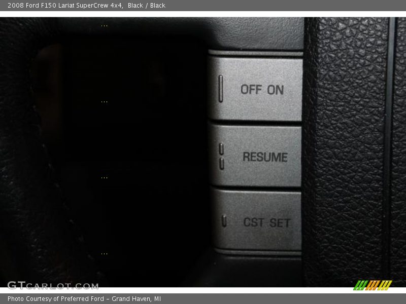 Black / Black 2008 Ford F150 Lariat SuperCrew 4x4