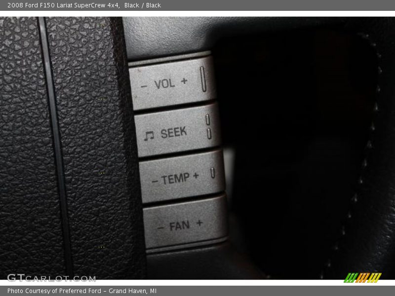 Black / Black 2008 Ford F150 Lariat SuperCrew 4x4