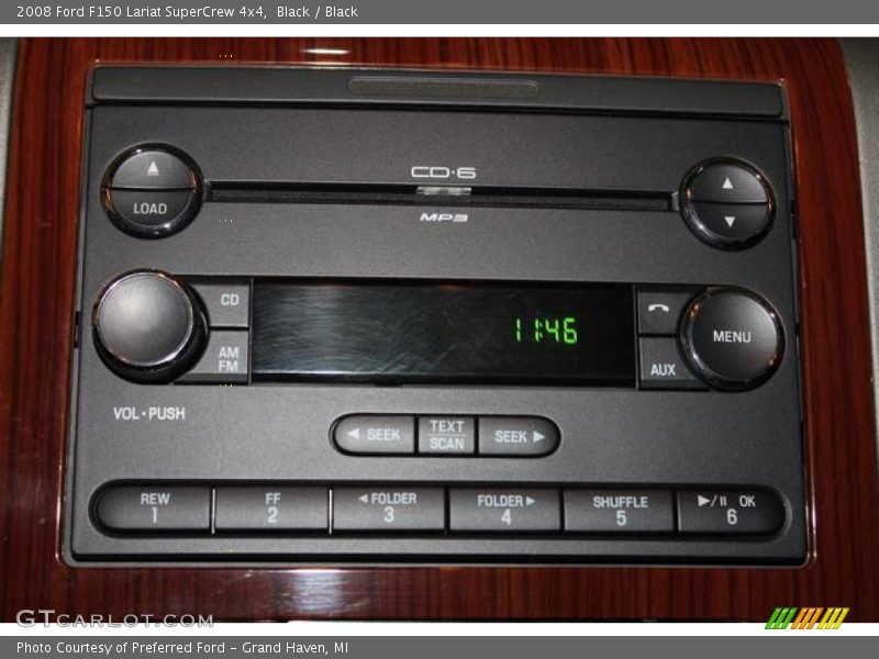 Black / Black 2008 Ford F150 Lariat SuperCrew 4x4