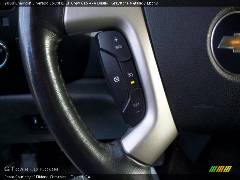Graystone Metallic / Ebony 2008 Chevrolet Silverado 3500HD LT Crew Cab 4x4 Dually