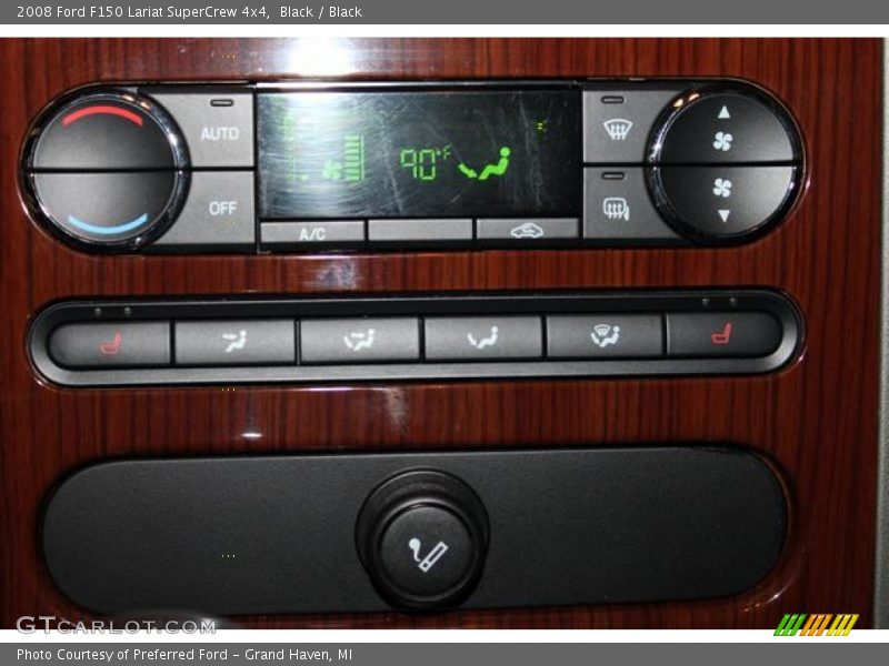 Black / Black 2008 Ford F150 Lariat SuperCrew 4x4