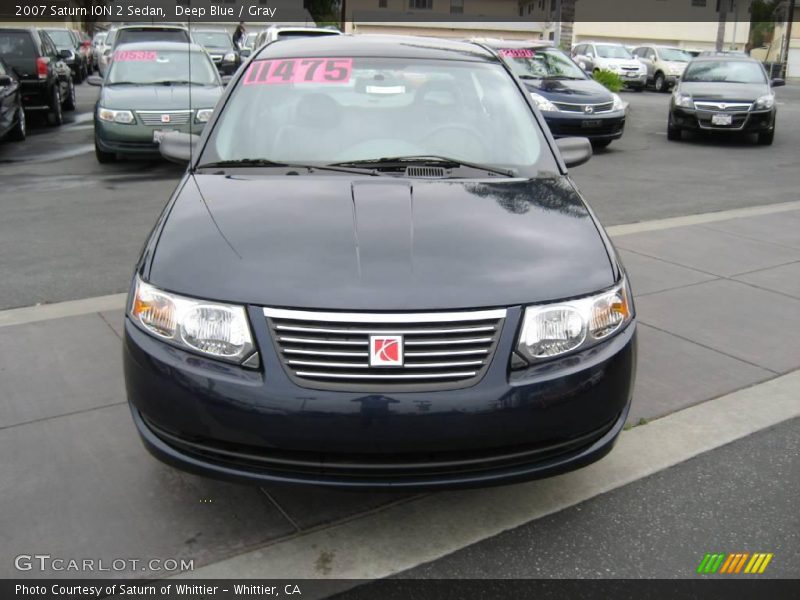 Deep Blue / Gray 2007 Saturn ION 2 Sedan