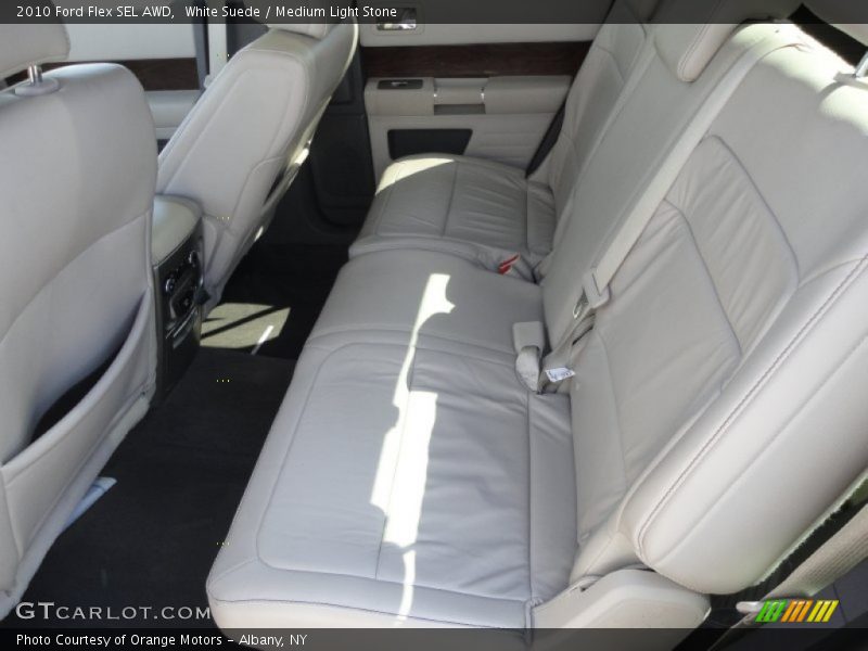 White Suede / Medium Light Stone 2010 Ford Flex SEL AWD
