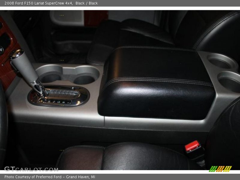 Black / Black 2008 Ford F150 Lariat SuperCrew 4x4