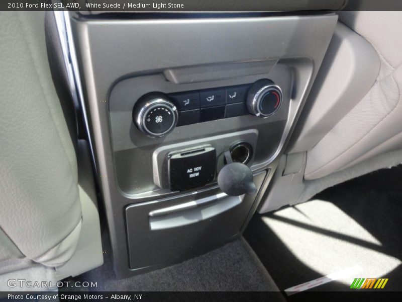 White Suede / Medium Light Stone 2010 Ford Flex SEL AWD