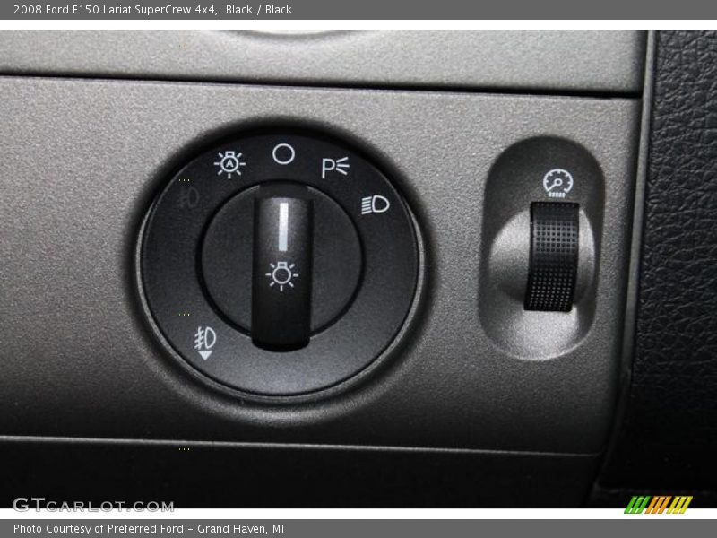 Black / Black 2008 Ford F150 Lariat SuperCrew 4x4