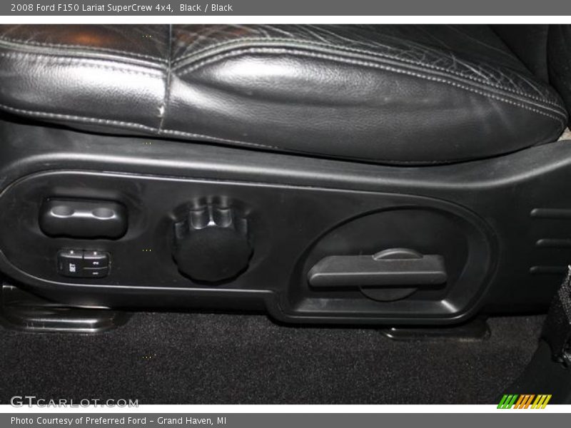 Black / Black 2008 Ford F150 Lariat SuperCrew 4x4
