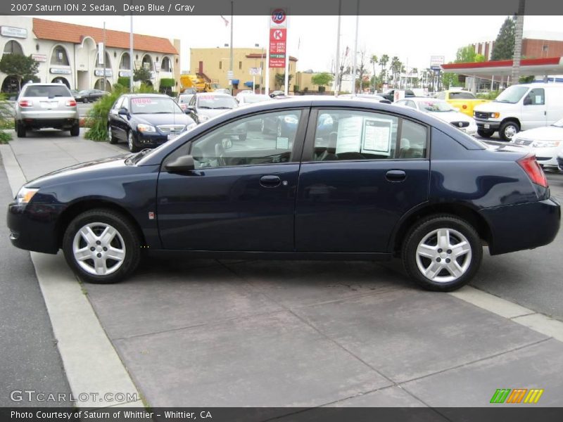 Deep Blue / Gray 2007 Saturn ION 2 Sedan