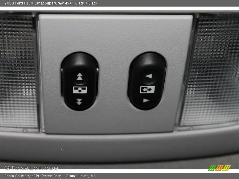 Black / Black 2008 Ford F150 Lariat SuperCrew 4x4