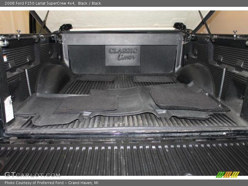 Black / Black 2008 Ford F150 Lariat SuperCrew 4x4