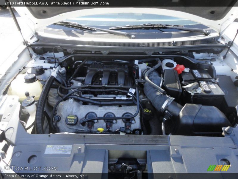 White Suede / Medium Light Stone 2010 Ford Flex SEL AWD