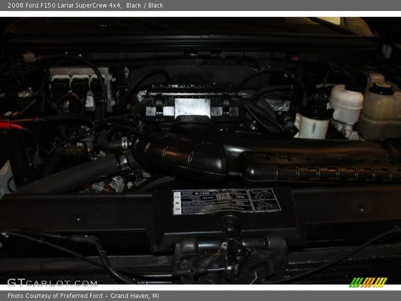 Black / Black 2008 Ford F150 Lariat SuperCrew 4x4