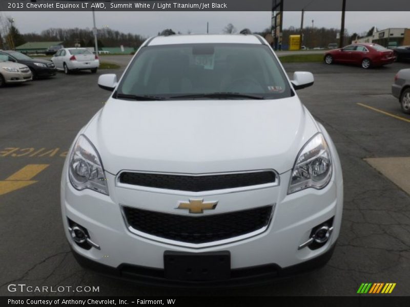 Summit White / Light Titanium/Jet Black 2013 Chevrolet Equinox LT AWD