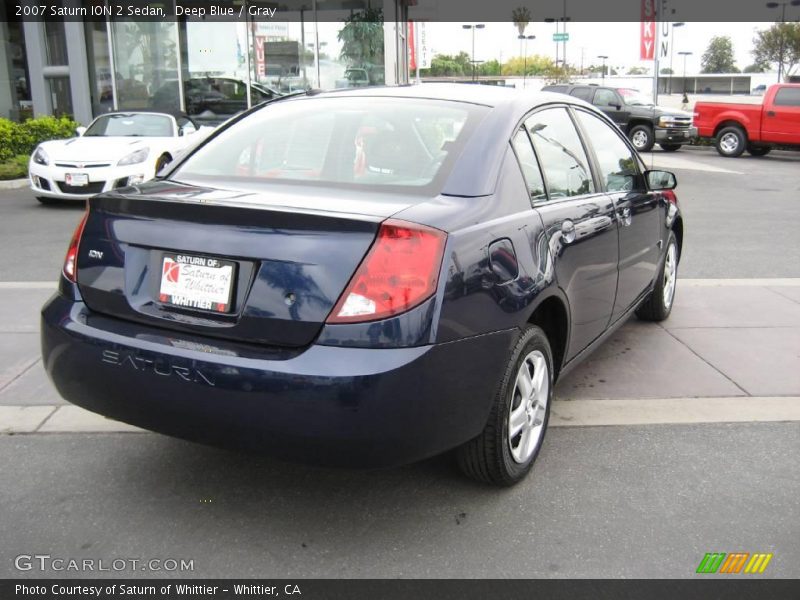 Deep Blue / Gray 2007 Saturn ION 2 Sedan