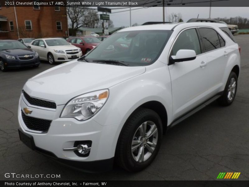 Summit White / Light Titanium/Jet Black 2013 Chevrolet Equinox LT AWD
