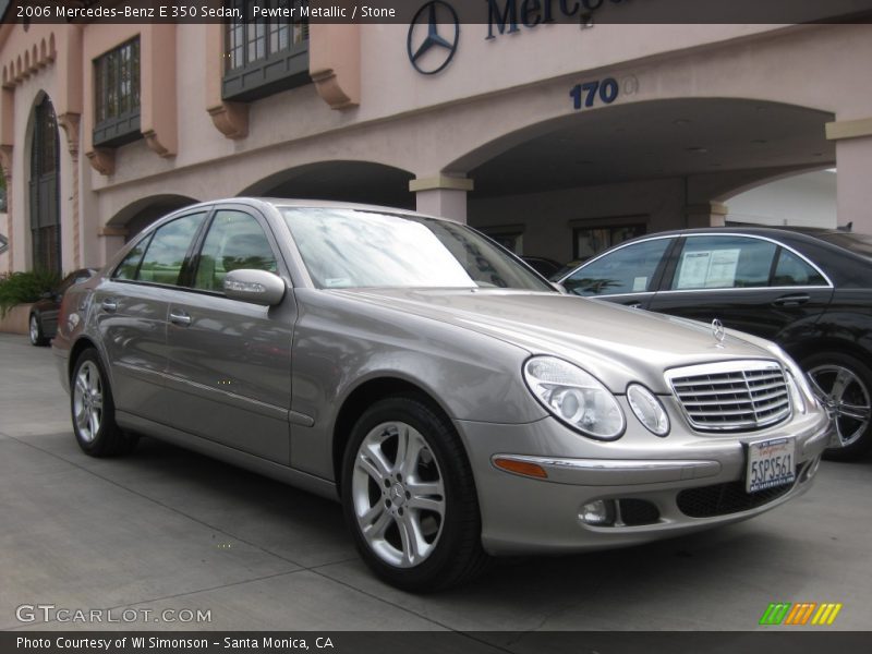 Pewter Metallic / Stone 2006 Mercedes-Benz E 350 Sedan