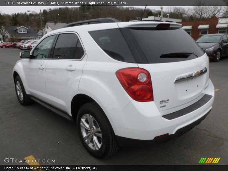 Summit White / Light Titanium/Jet Black 2013 Chevrolet Equinox LT AWD