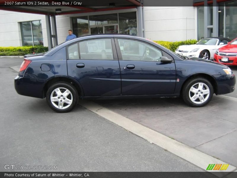 Deep Blue / Gray 2007 Saturn ION 2 Sedan