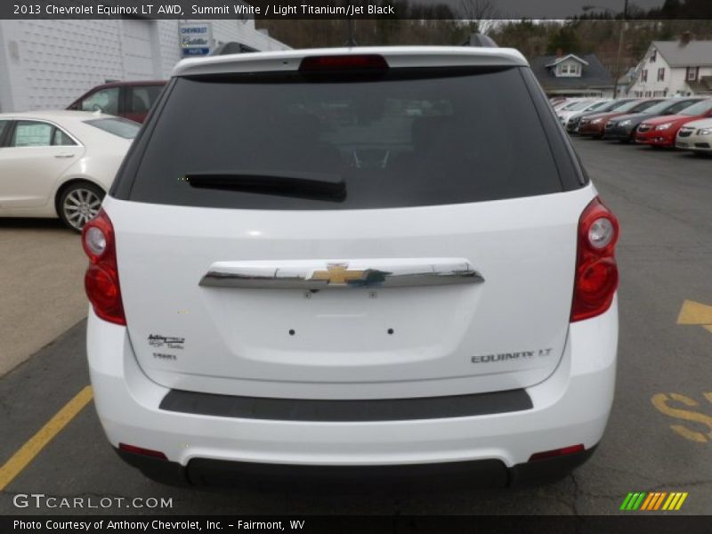 Summit White / Light Titanium/Jet Black 2013 Chevrolet Equinox LT AWD