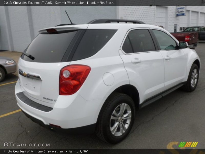 Summit White / Light Titanium/Jet Black 2013 Chevrolet Equinox LT AWD