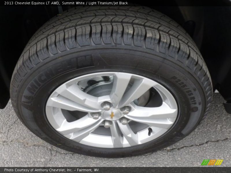 Summit White / Light Titanium/Jet Black 2013 Chevrolet Equinox LT AWD