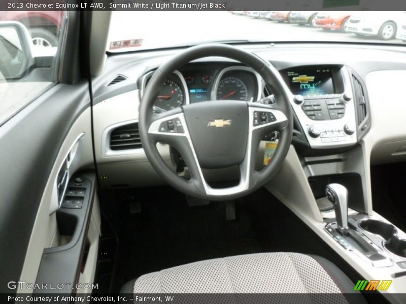 Summit White / Light Titanium/Jet Black 2013 Chevrolet Equinox LT AWD