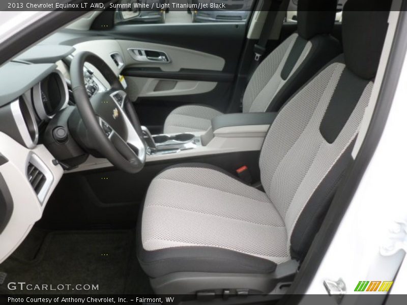 Summit White / Light Titanium/Jet Black 2013 Chevrolet Equinox LT AWD
