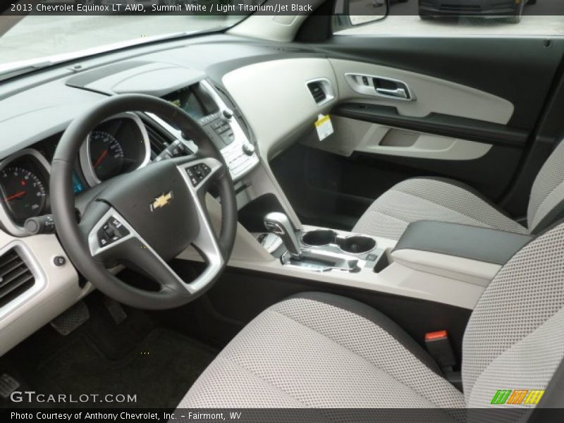 Summit White / Light Titanium/Jet Black 2013 Chevrolet Equinox LT AWD
