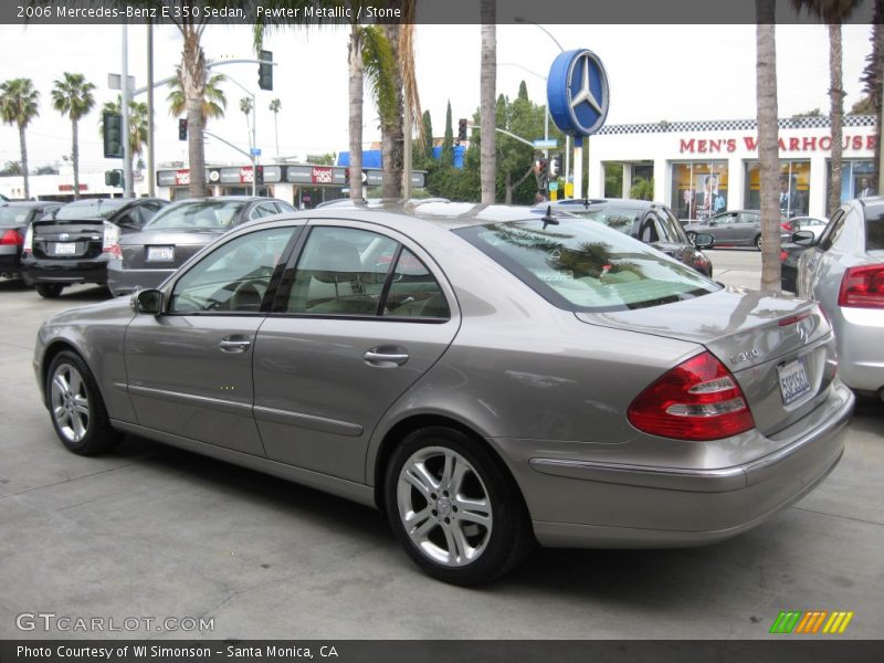 Pewter Metallic / Stone 2006 Mercedes-Benz E 350 Sedan