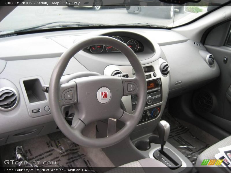 Deep Blue / Gray 2007 Saturn ION 2 Sedan