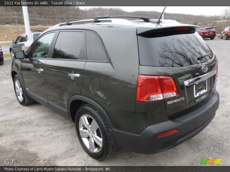 Tuscan Olive / Black 2013 Kia Sorento EX AWD