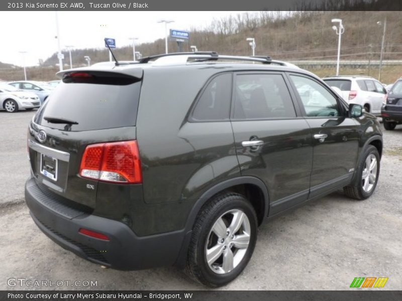 Tuscan Olive / Black 2013 Kia Sorento EX AWD