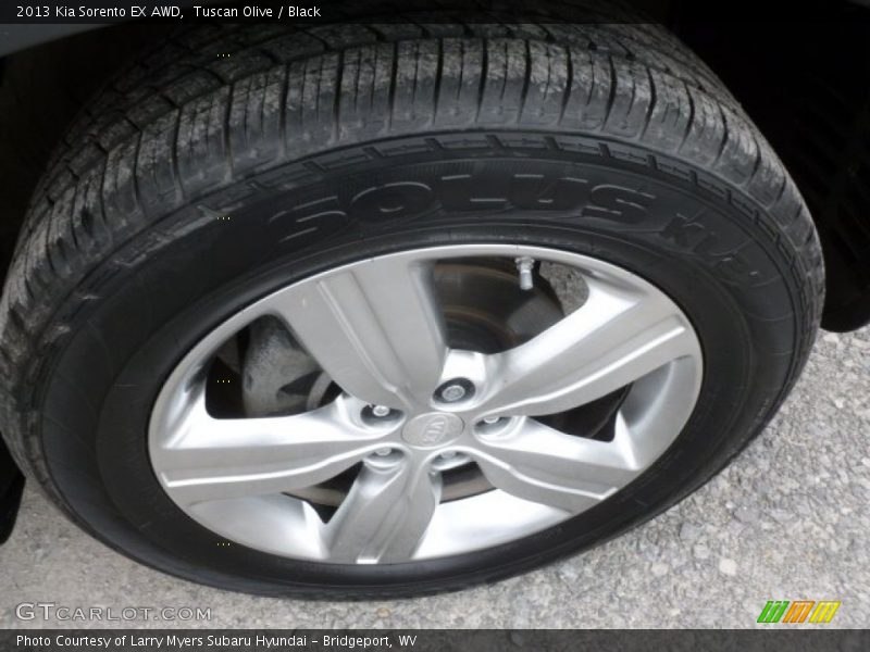 Tuscan Olive / Black 2013 Kia Sorento EX AWD