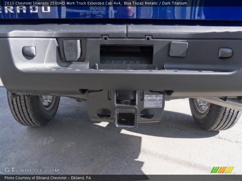 Blue Topaz Metallic / Dark Titanium 2013 Chevrolet Silverado 2500HD Work Truck Extended Cab 4x4