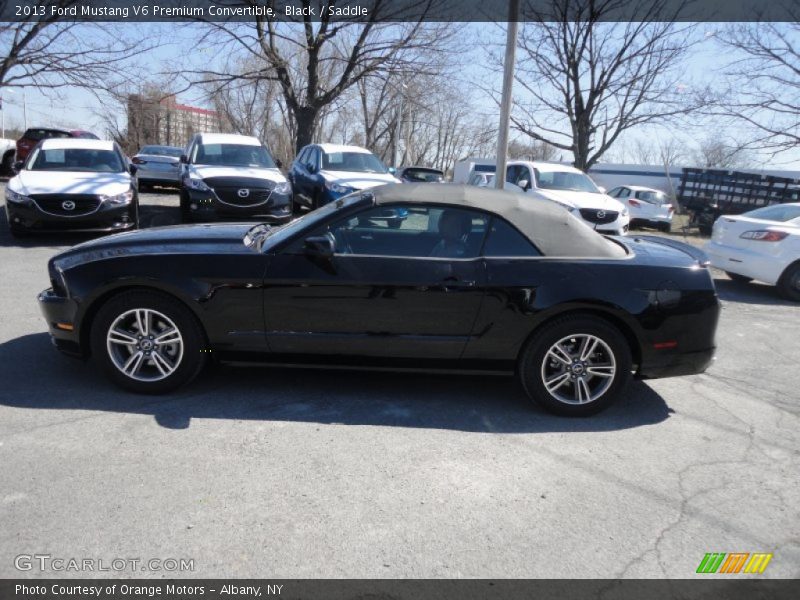 Black / Saddle 2013 Ford Mustang V6 Premium Convertible