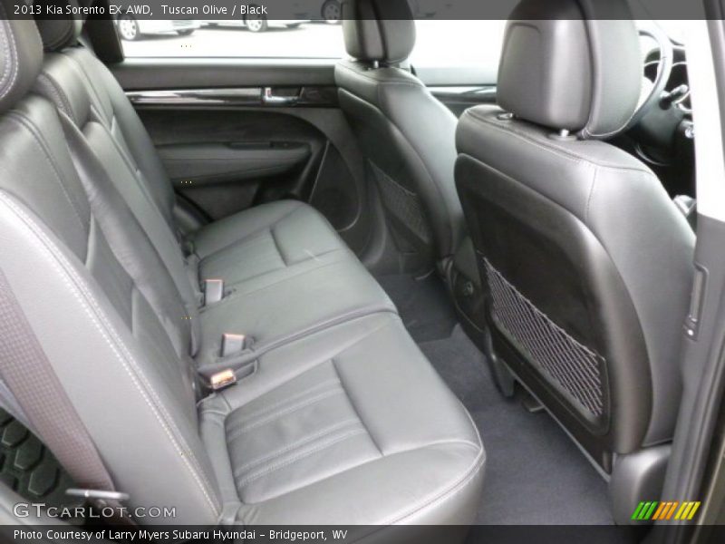 Rear Seat of 2013 Sorento EX AWD