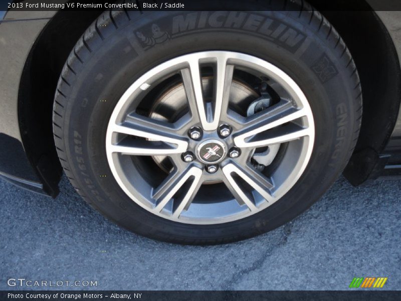 Black / Saddle 2013 Ford Mustang V6 Premium Convertible